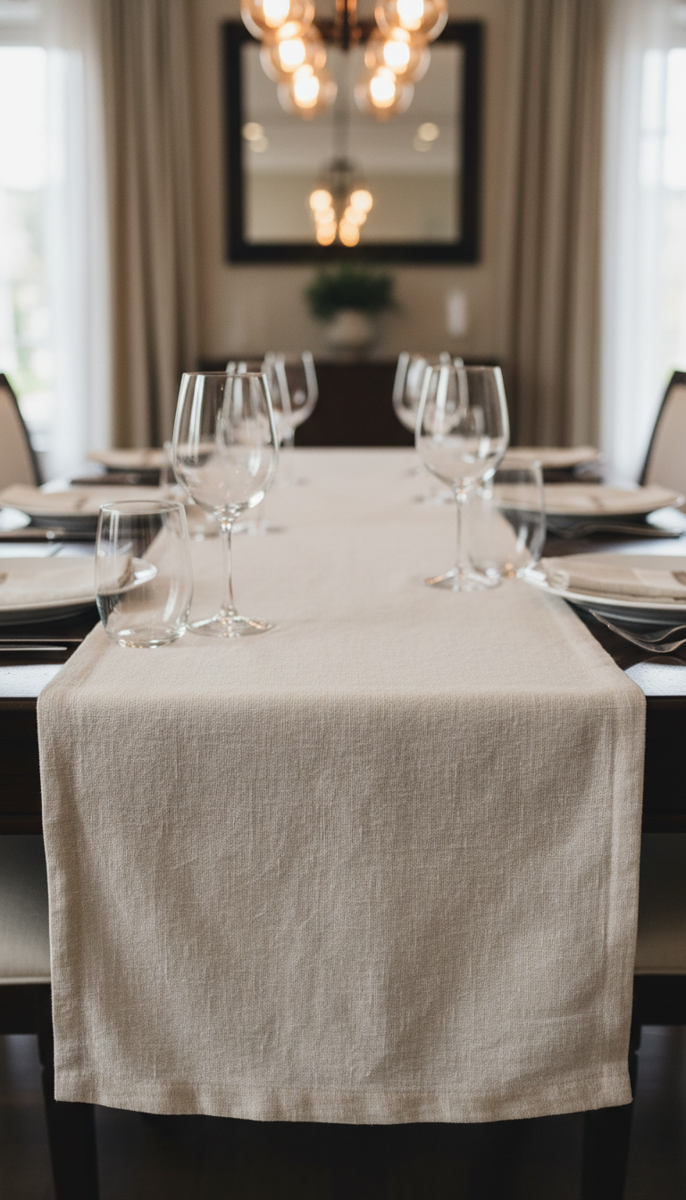 Elegant Fabric Table Runners