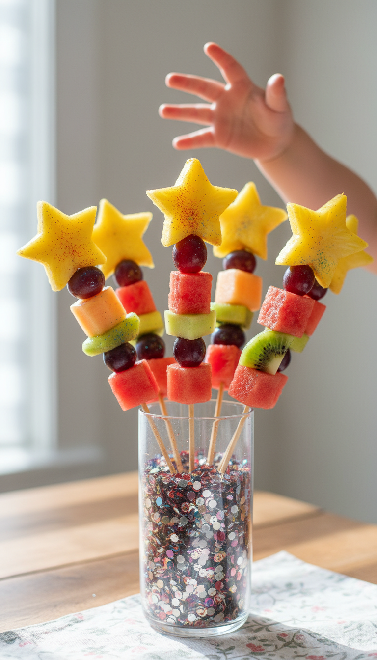 Magic Wand Fruit Skewers