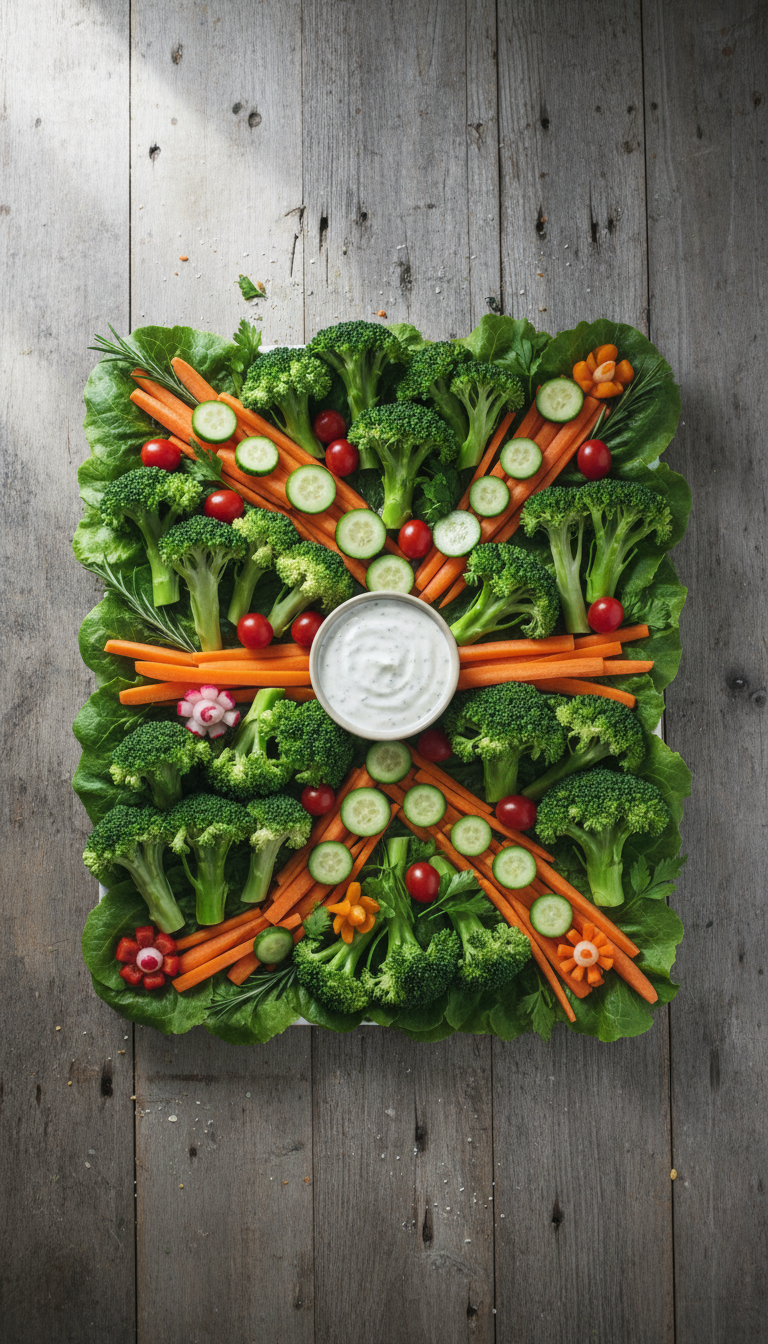 Enchanted Forest Veggie Platter