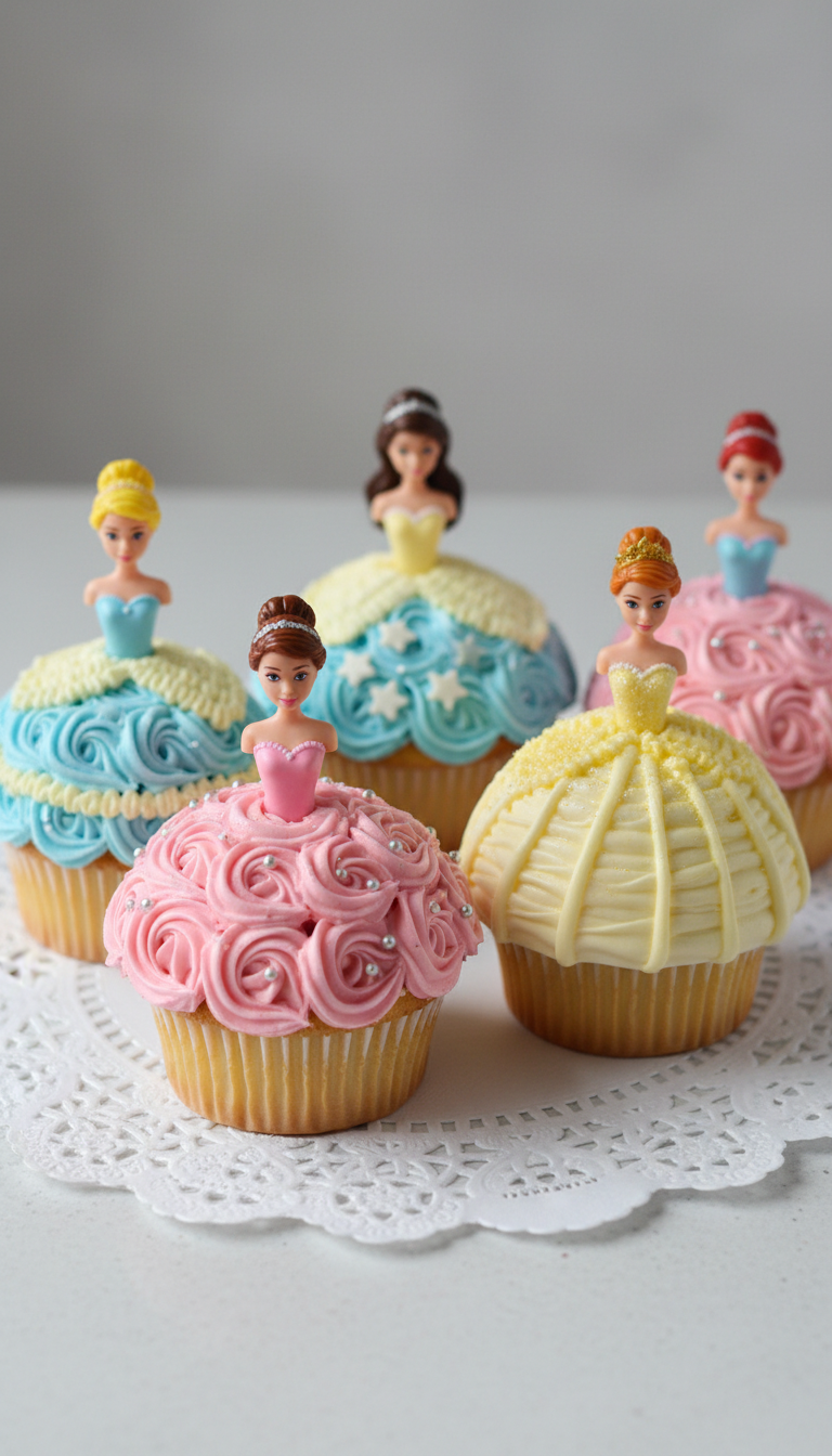 Princess Gown Cupcakes