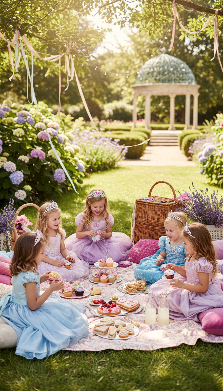Princess Picnic in the Garden