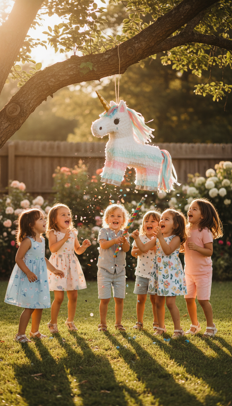 Whimsical Unicorn Pinata Fun