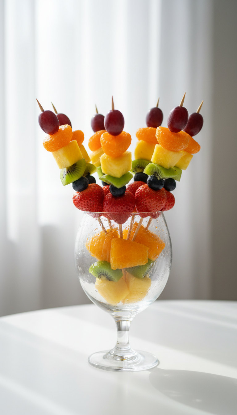Rainbow Fruit Skewers Oasis