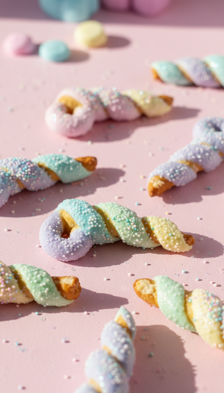 Unicorn Horn Pretzels