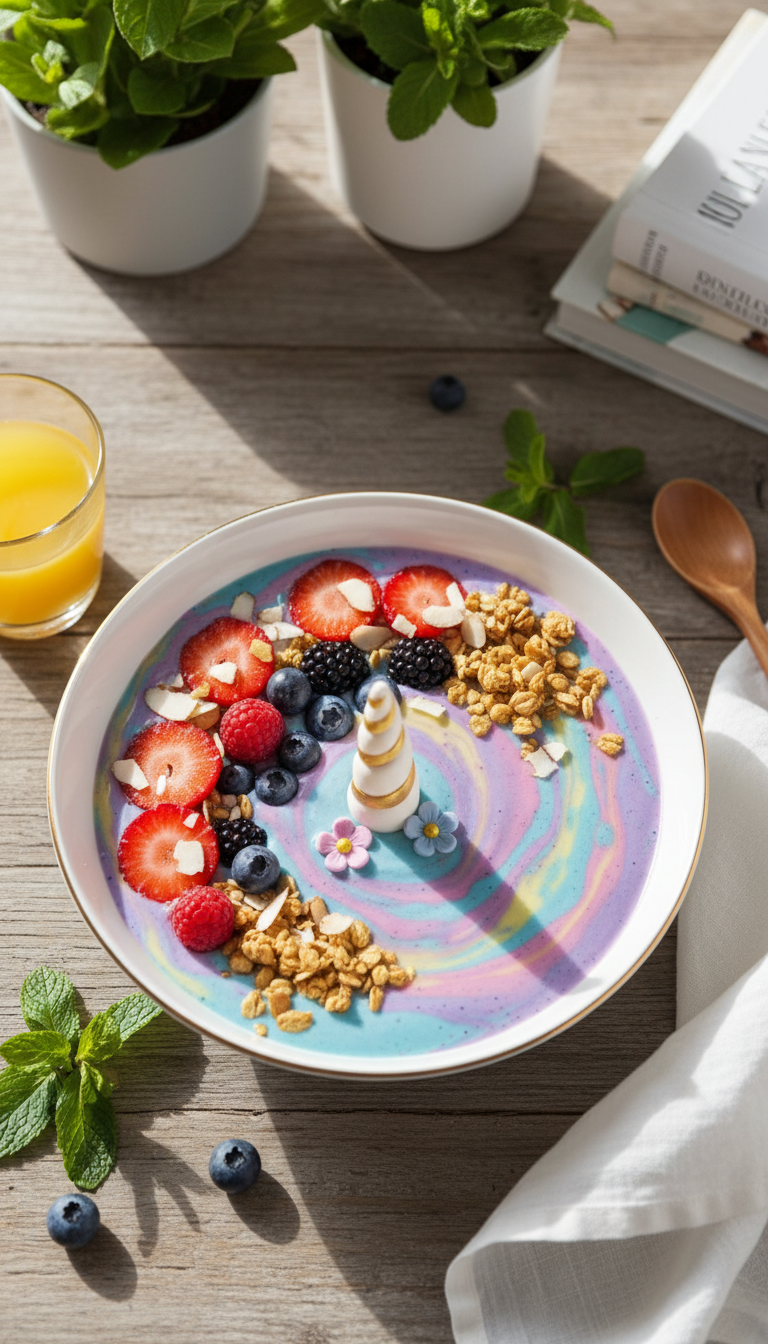 Unicorn Smoothie Bowls