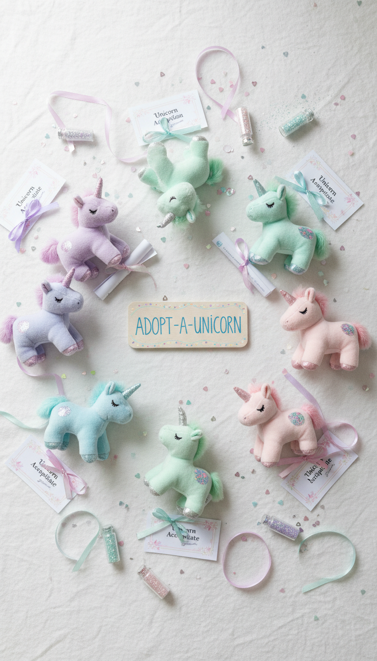Adopt-a-Unicorn Plushie Station