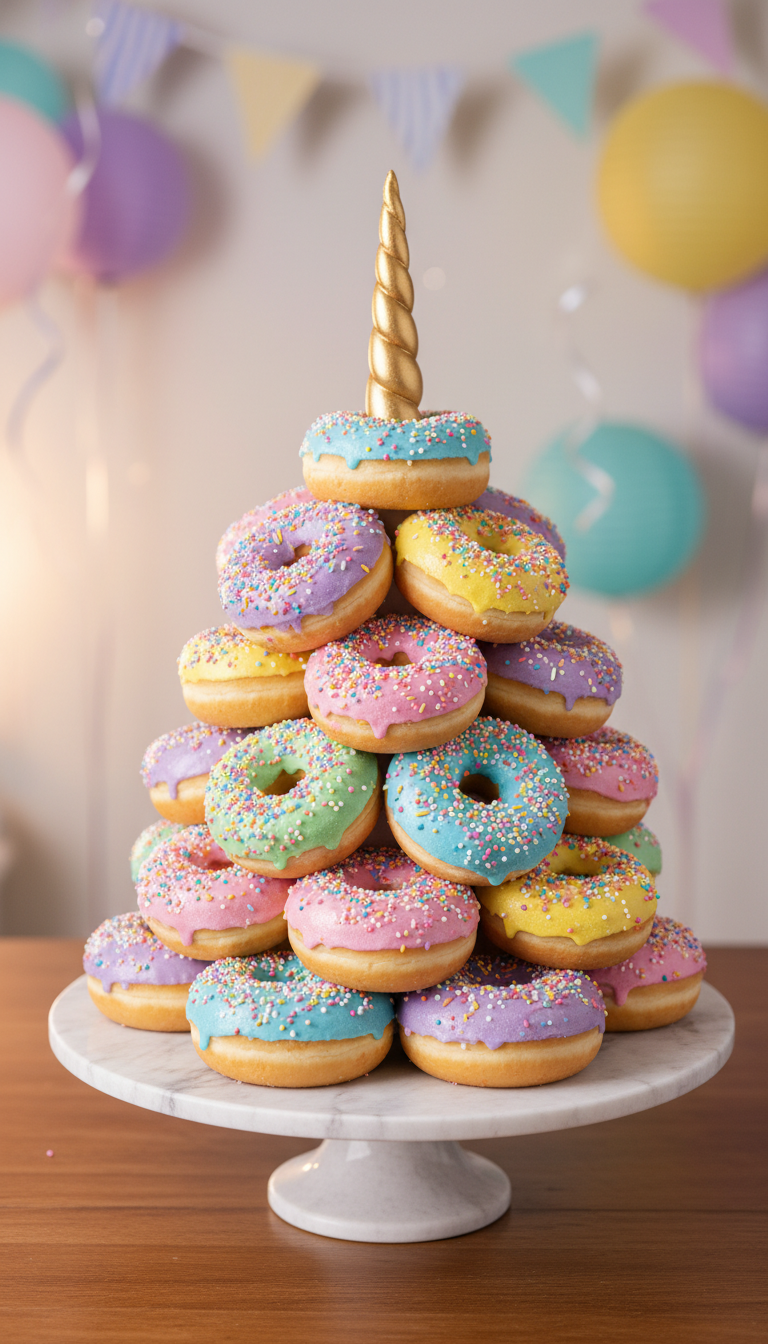 Glittering Donut Towers