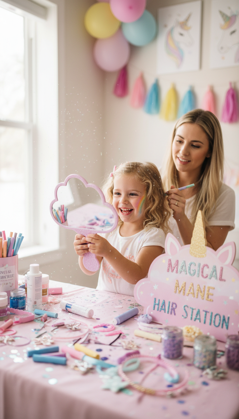 Magical Unicorn Mane Hair Station