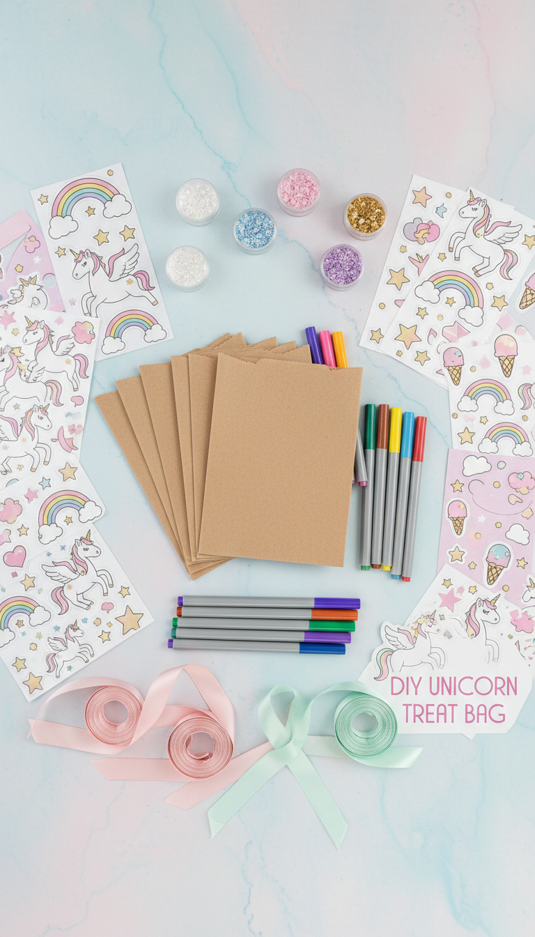 DIY Unicorn Treat Bags