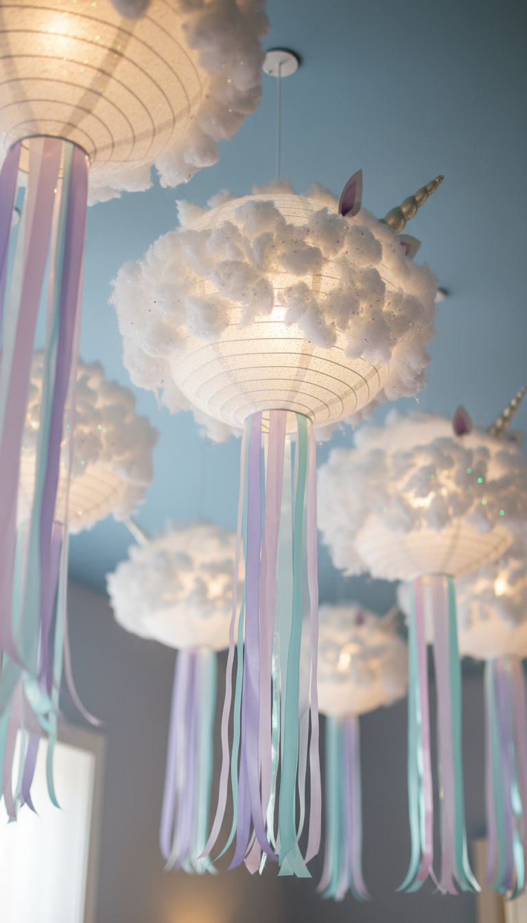 Dreamy Unicorn Cloud Lanterns