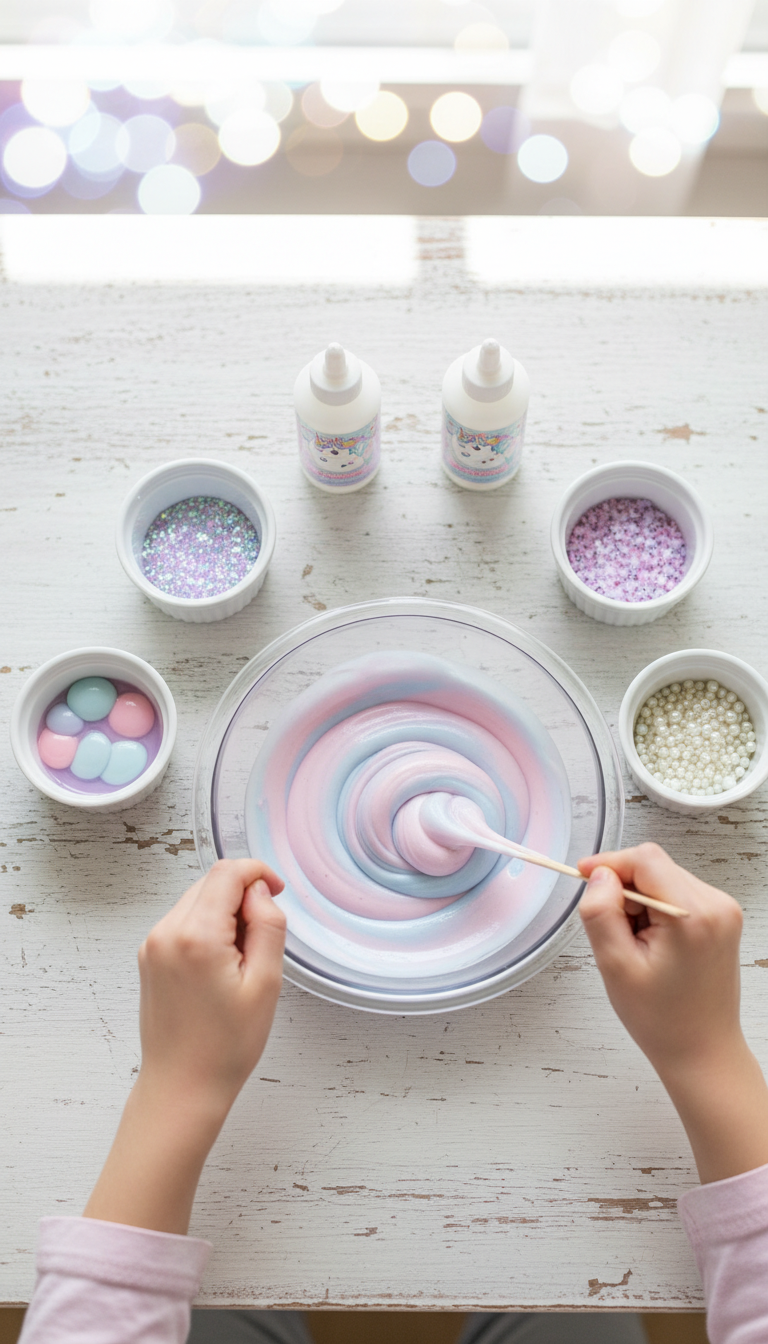 DIY Unicorn Slime Station