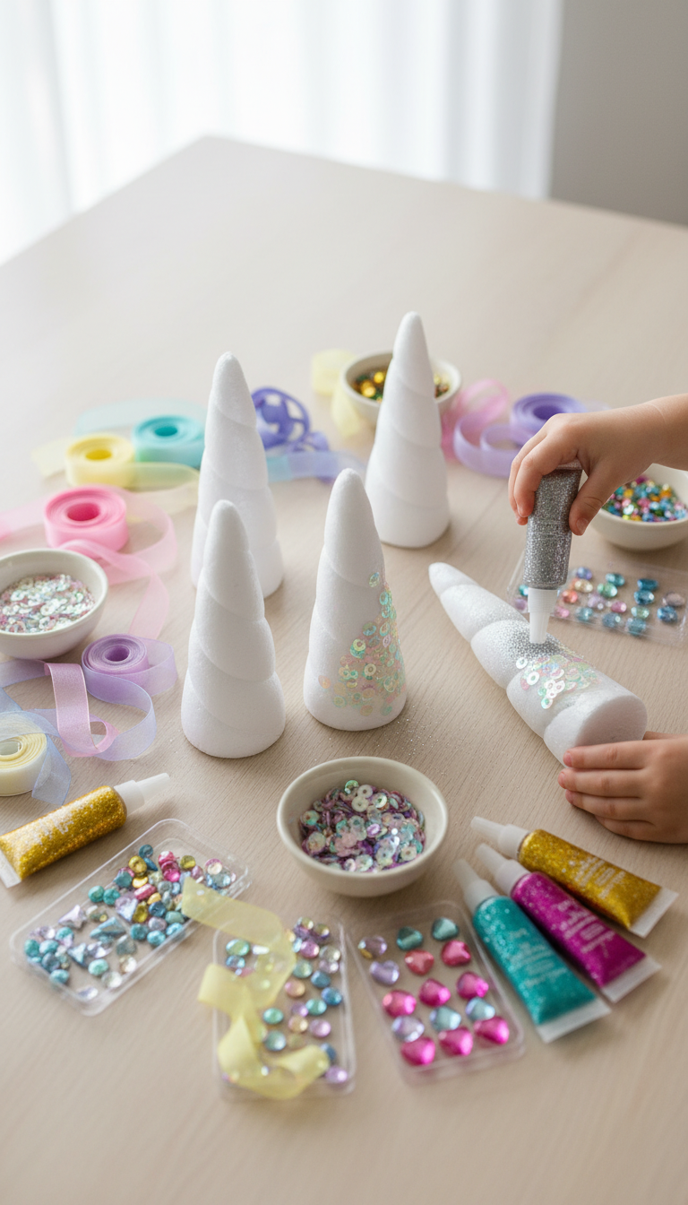 Unicorn Horn Decorating Challenge