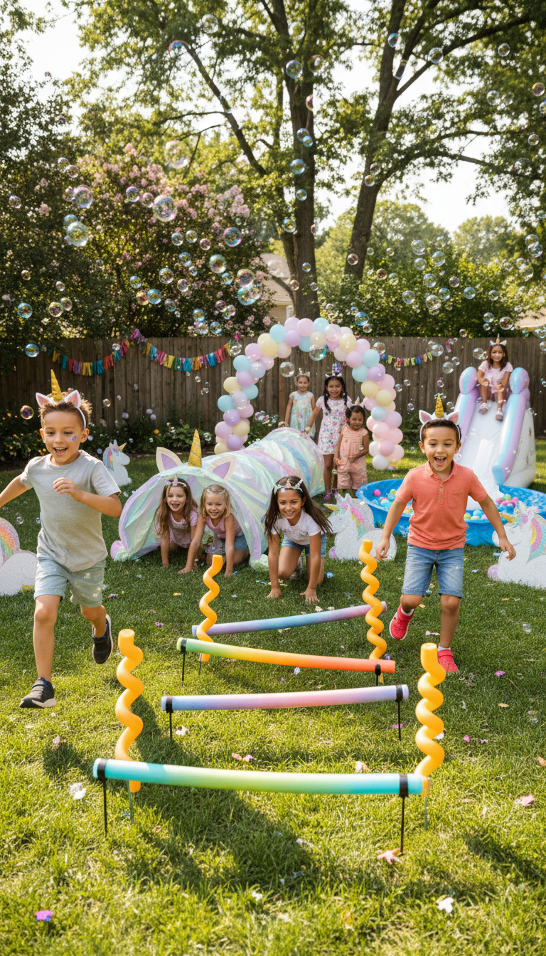 Unicorn Obstacle Course Challenge