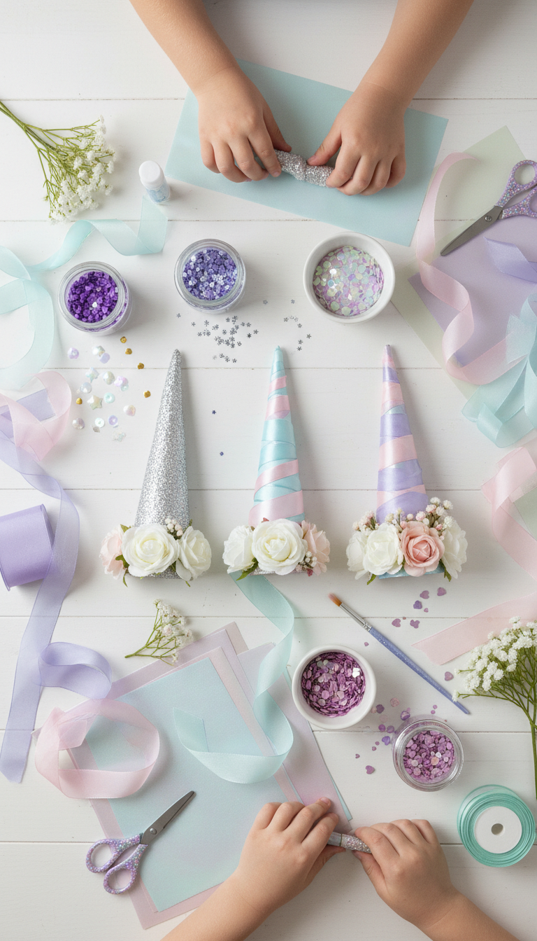 DIY Unicorn Horn Craft Station