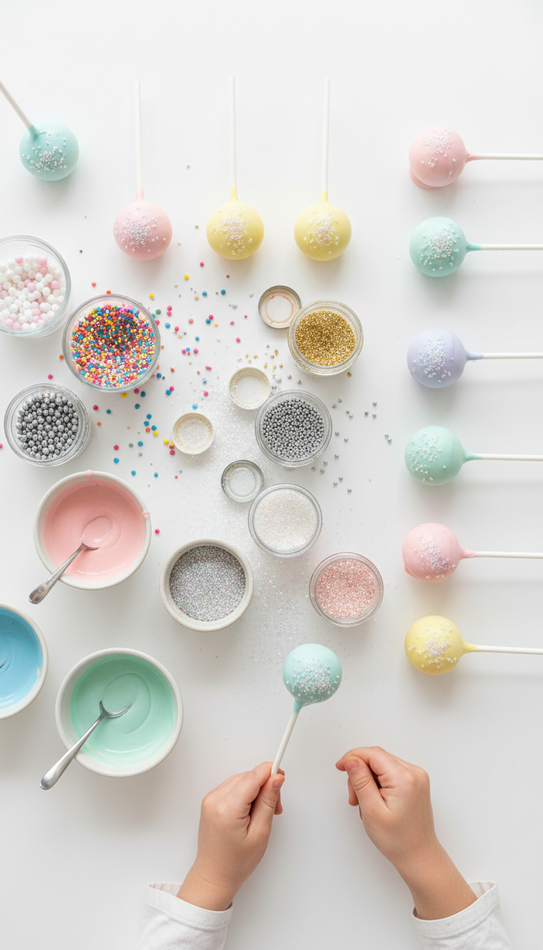 Edible Glitter Cake Pop Workshop