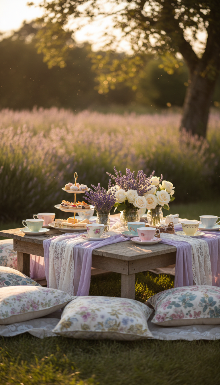 Lavender and Lace Garden Tea Party