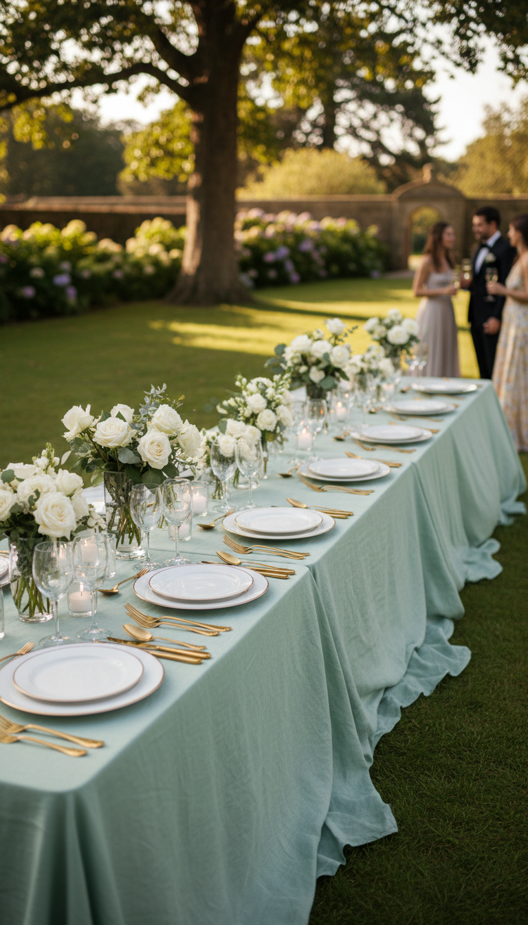 Mint and Gold Garden Soirée