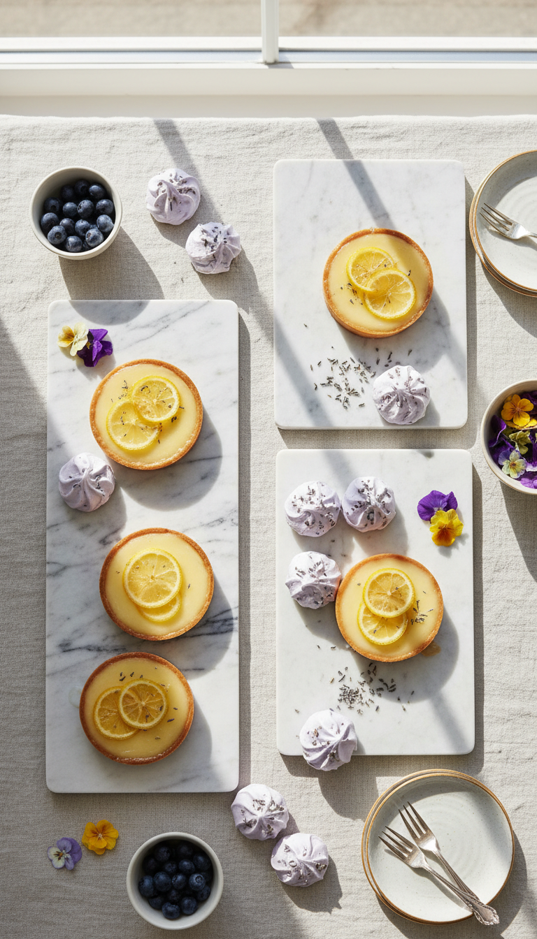 Lilac & Lemon Dessert Grazing Table