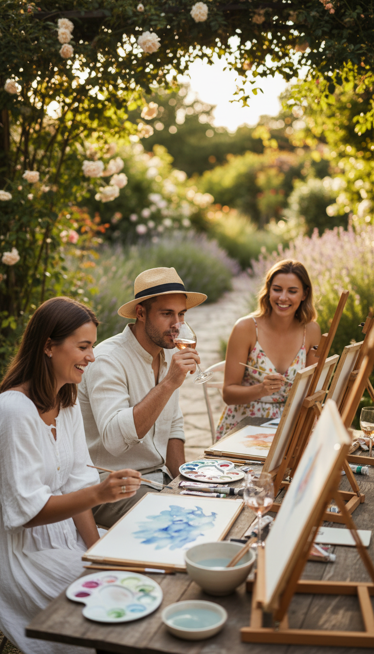 Watercolor & Rosé Creative Studio