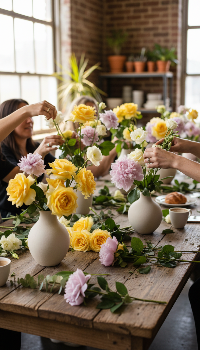 Buttercream Yellow Floral Workshop