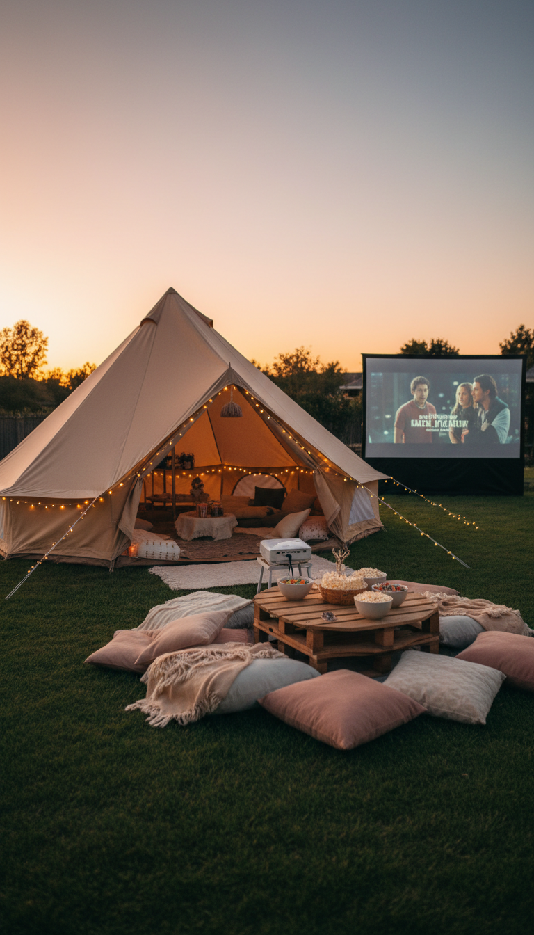 Outdoor Cinema and Glamping Night