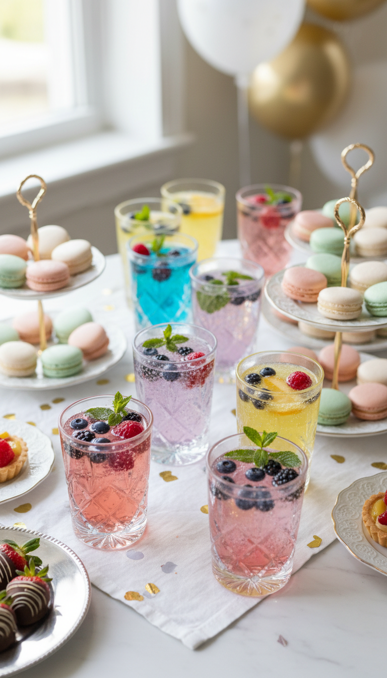 DIY Mocktail and Dessert Bar