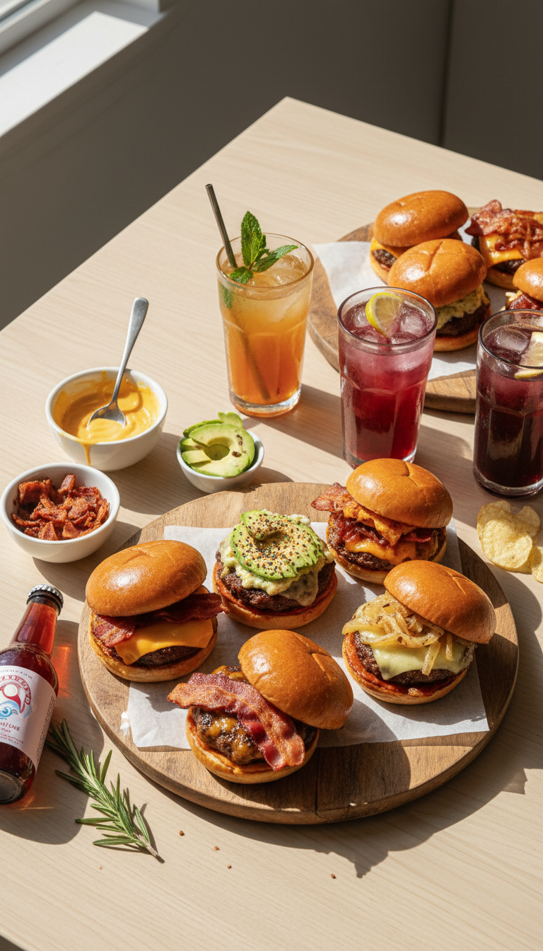 DIY Gourmet Slider and Craft Soda Bar