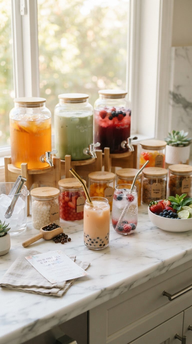DIY Boba and Mocktail Bar