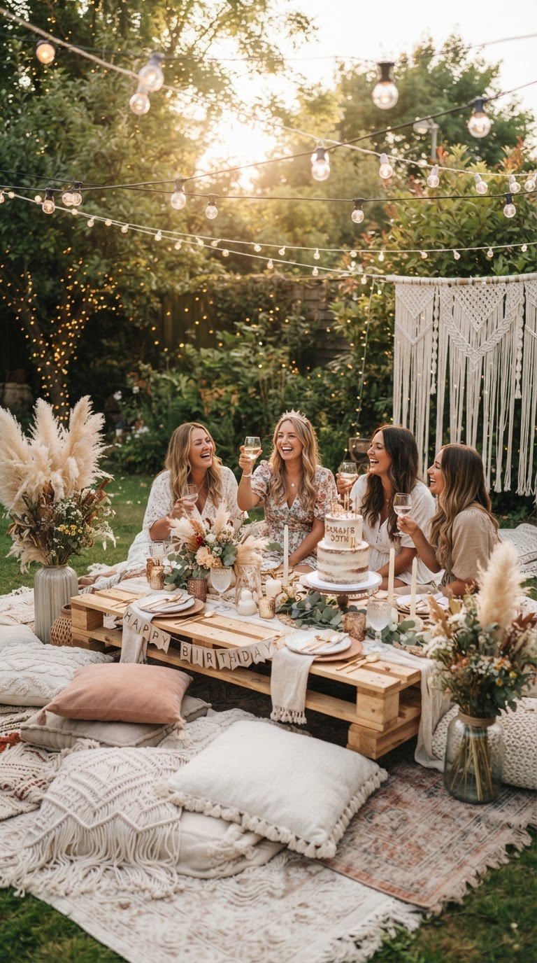 Cozy Boho-Chic Picnic
