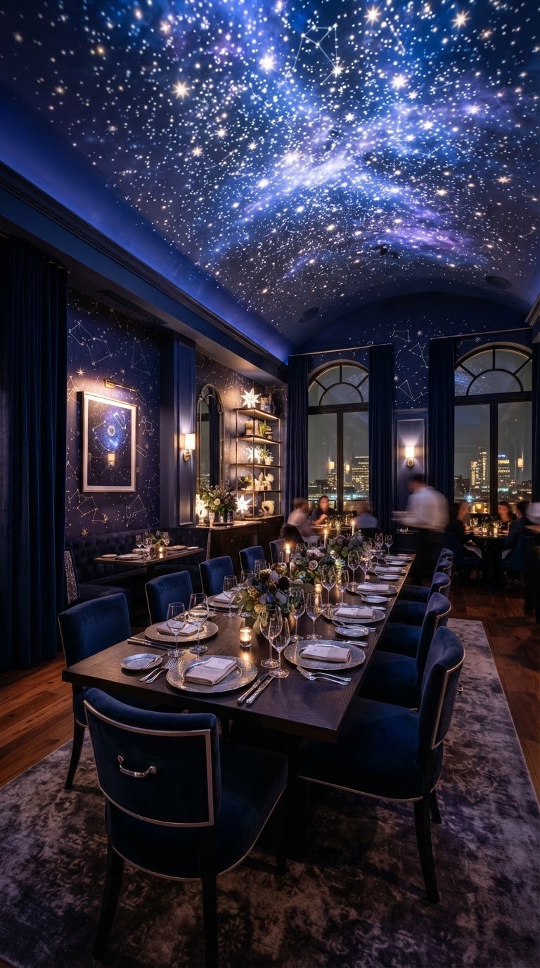 Celestial Galaxy Night