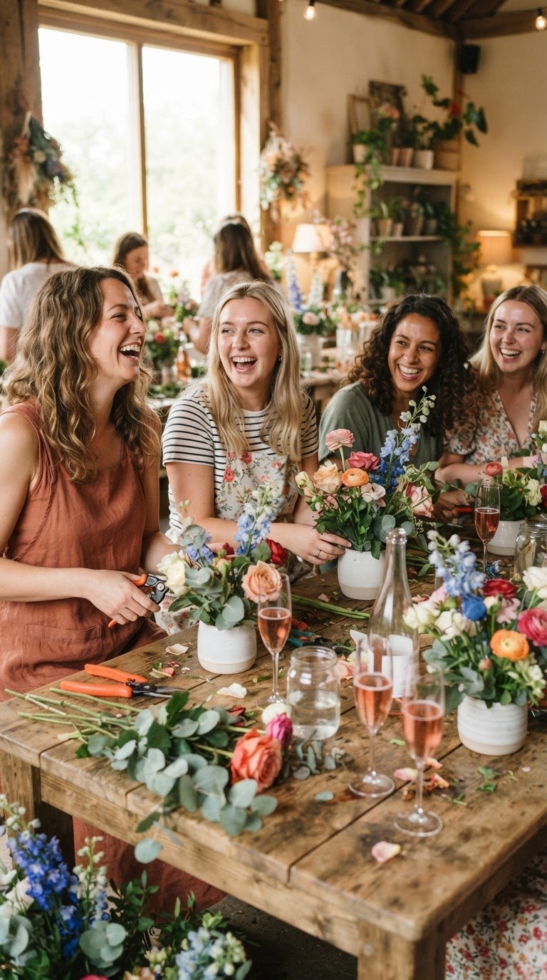 Floral Arranging & Rosé Brunch