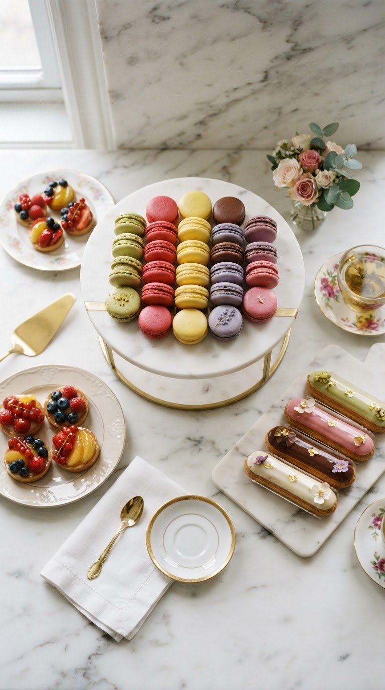 Parisian Patisserie Cafe Dessert Party