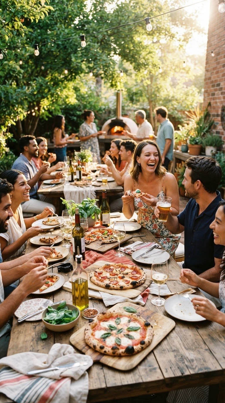 Backyard Wood-Fired Pizza Feast
