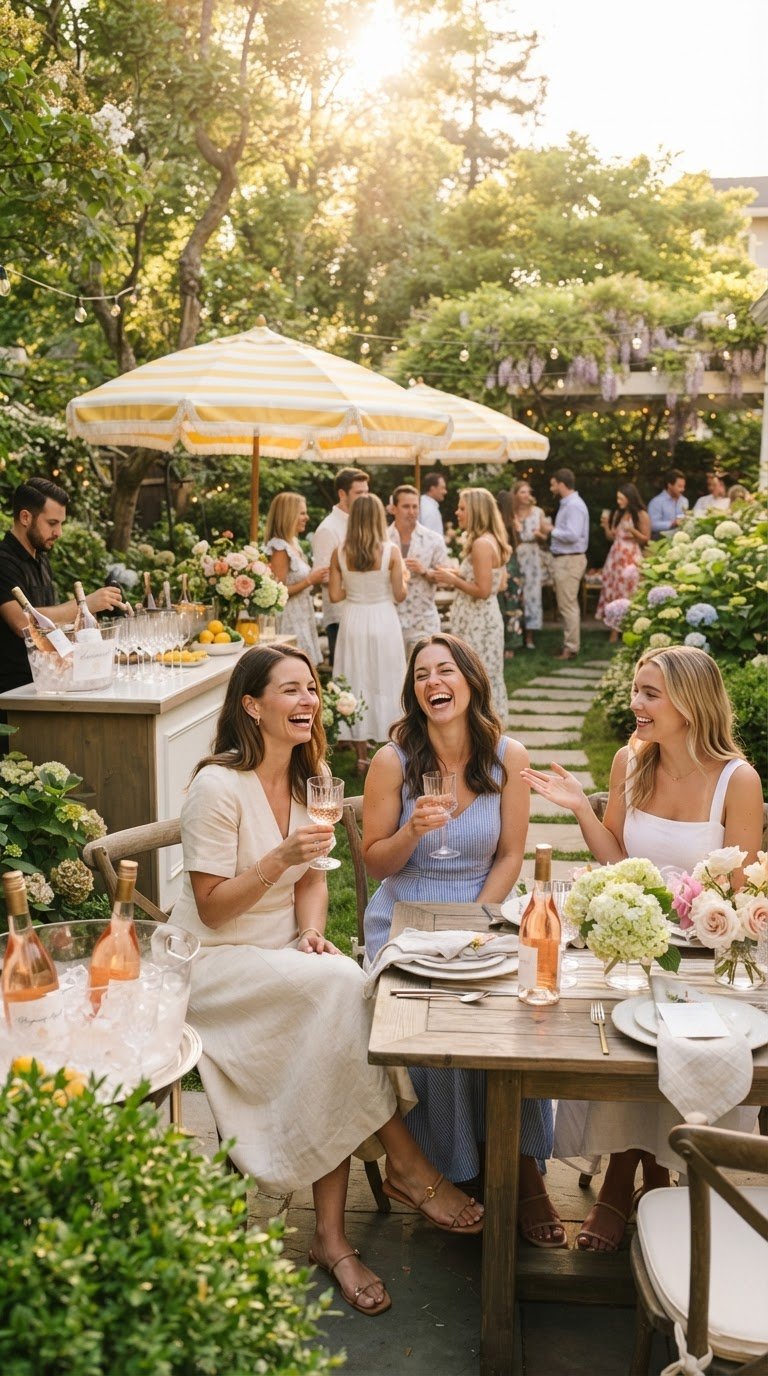 Vintage French Riviera Garden Soirée
