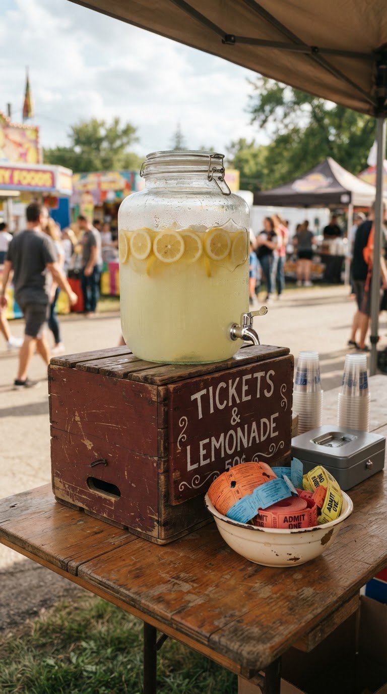 The Ticket-Booth Fresh Lemonade Fountain