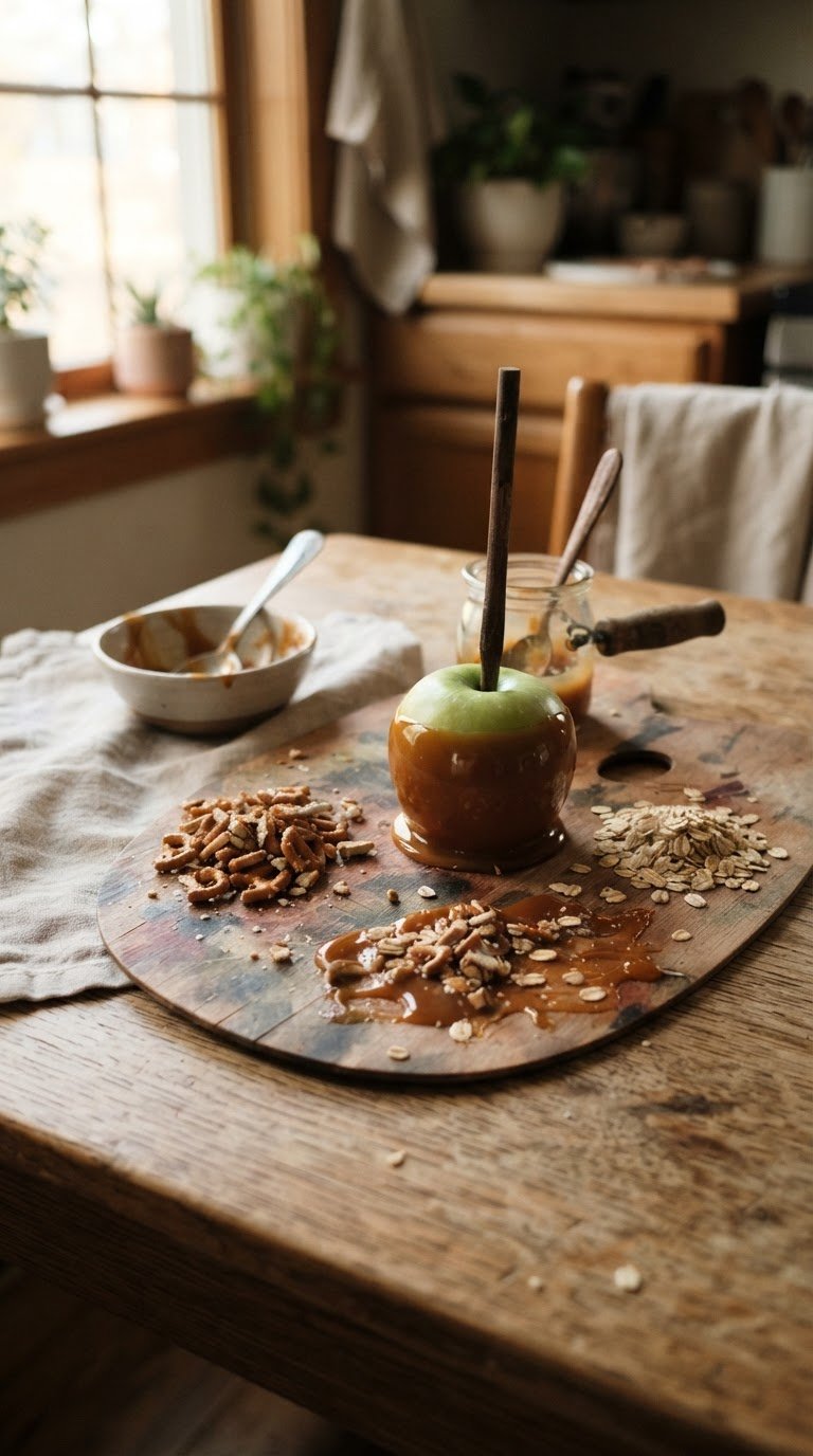 The Artist-Palette Caramel Apple Station