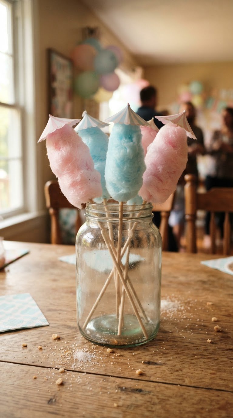 The Carousel Sugar-Spun Cotton Candy Wands