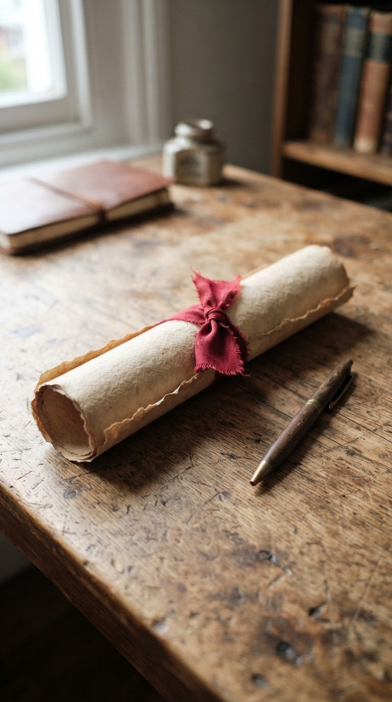 The Esmeralda Fortune-Teller Invisible Ink Scroll