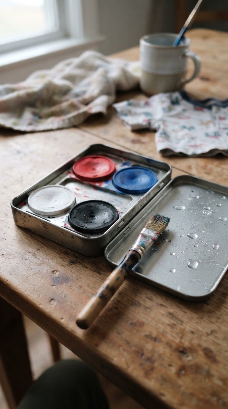 The Vintage Pagliacci Face-Paint Palette