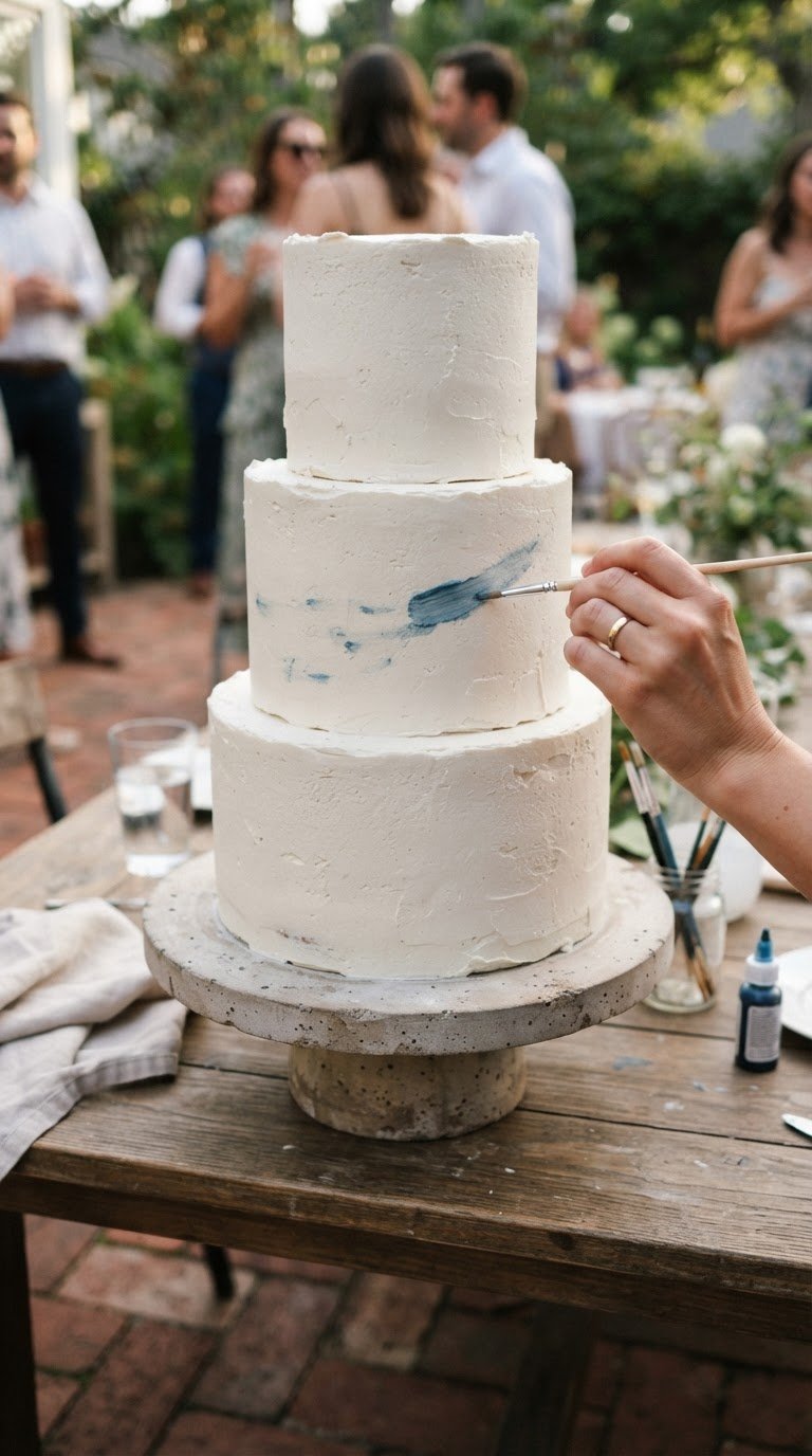The Edible Watercolor Cake-Painting Canvas
